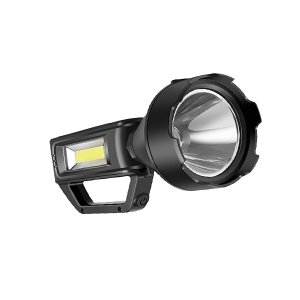 Rechargeable Spotlight Flashlight,High Lumens LED Handheld Searchlight with USB Output and 4 Modes ,Waterproof Work Lights for Camping,Hiking, Hunting and Emergencies