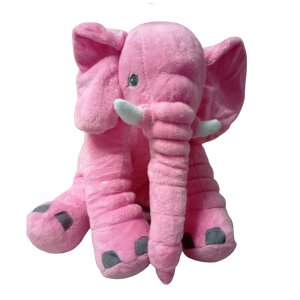 Soft Stuffed Baby Elephant - Pink