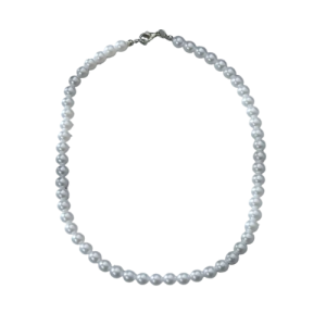 1pc Vintage Simple Faux Pearl Beaded Necklace, For Men Women