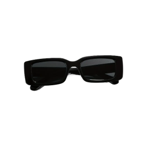 Square Up Your Style: Cool & Versatile Black Glasses (Men & Women)