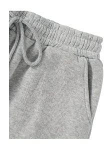 2 Pcs Casual Solid Lounge Bottoms, Drawstring Elastic High Waist Joggers With Pockets, Women's Sleepwear & Loungewear(mixed color)