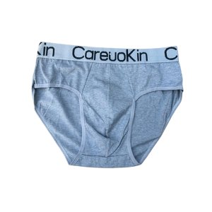 Careuokin Men’s Grey  Ultimate Comfort Briefs 3-Pack