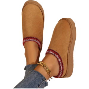 Secret Shield Women's All-Season Fabric Ankle Slippers