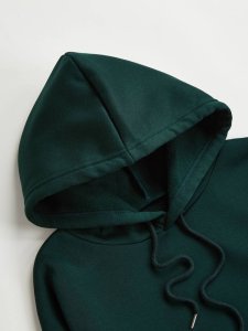 Secret Shield Casual Matching Two-Piece Set - Kangaroo Pocket Hoodie & Drawstring Pants Outfit, Women's Clothing