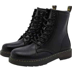 The Prestige Edit Ladies Platform Lace Up Leather Boots