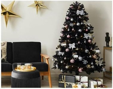 P A BLACK BEAUTY ARTIFICIAL CHRISTMAS TREE 150CM