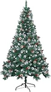 P A Pine Cone Red Berries Christmas Green Tree 150