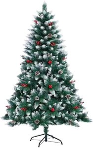 P A Christmas Tree with Cones and Berries 150