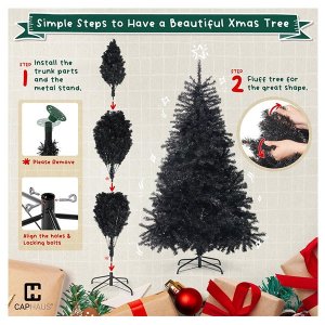 P A 1.5cm Artificial Tinsel Christmas Tree