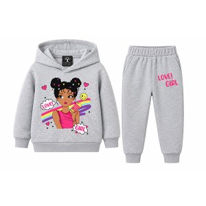 The Prestige Edit Kids Happy Print Grey